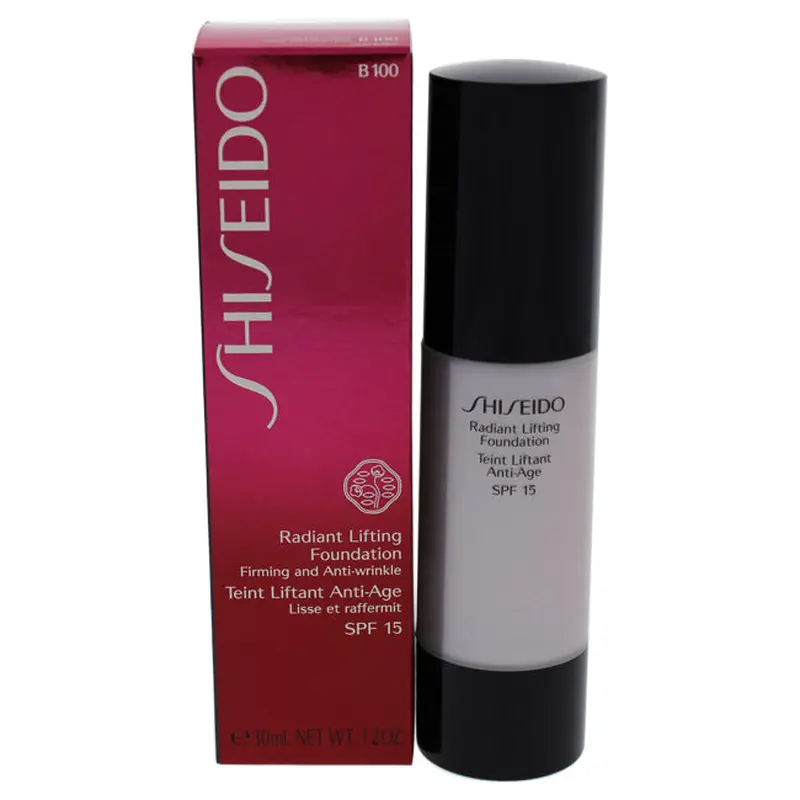 Shiseido Radiant Lifting Foundation SPF 15 - B100 Very Deep Beige by Shiseido for Women - 1.2 oz Foundation