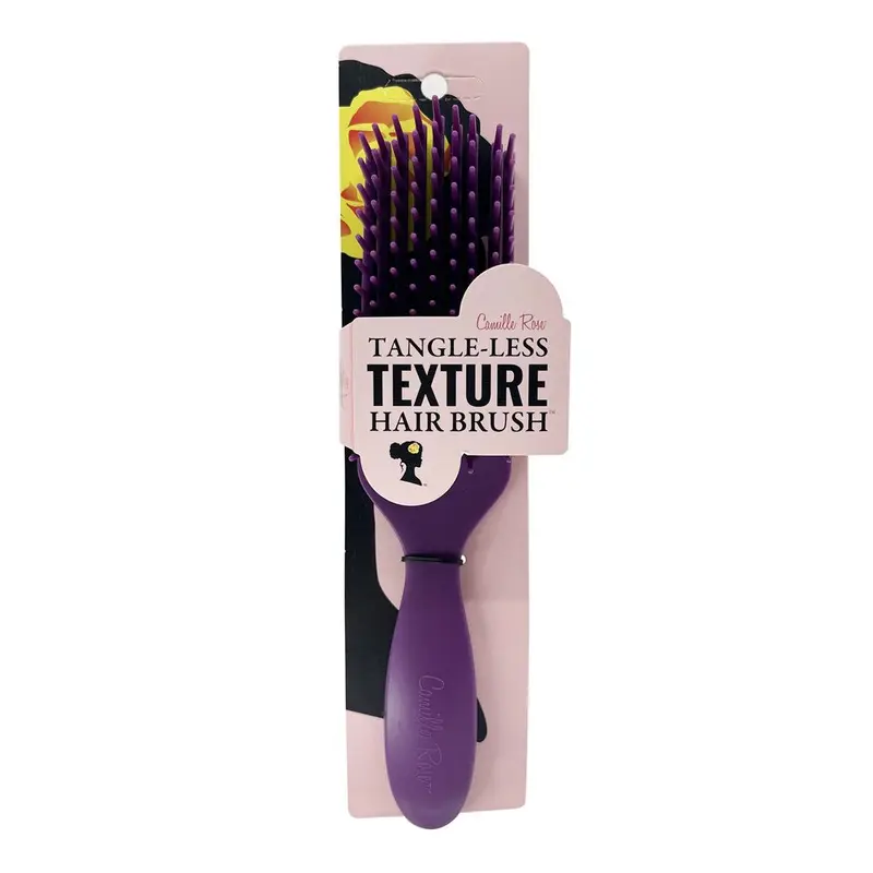 Camille Rose Tangle-Less Texture Hair Brush - Purple