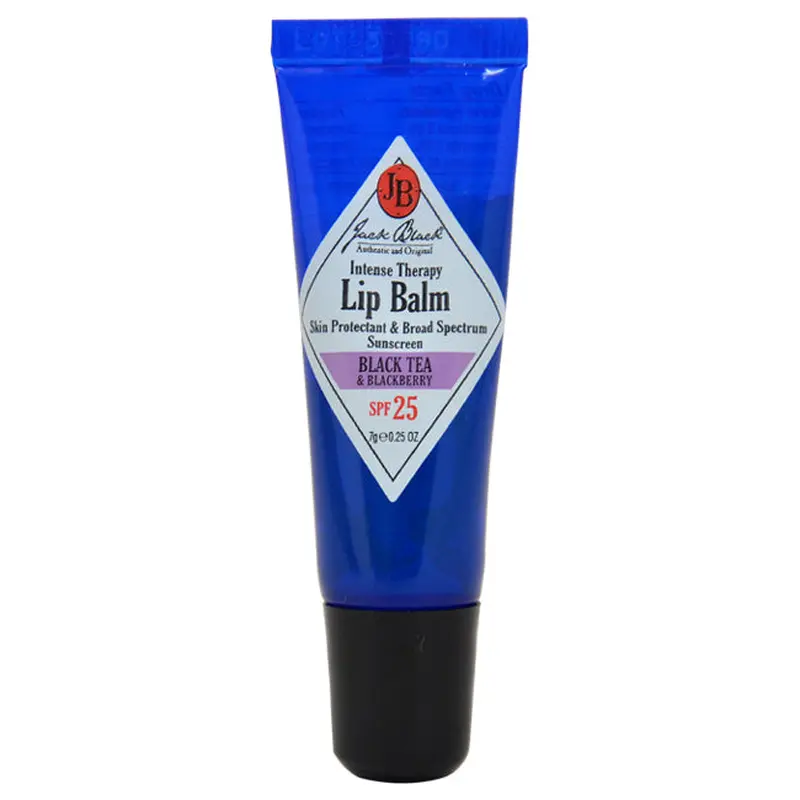 Jack Black Intense Therapy Lip Balm SPF 25 - Black Tea and Blackberry by Jack Black for Men - 0.25 oz Lip Balm