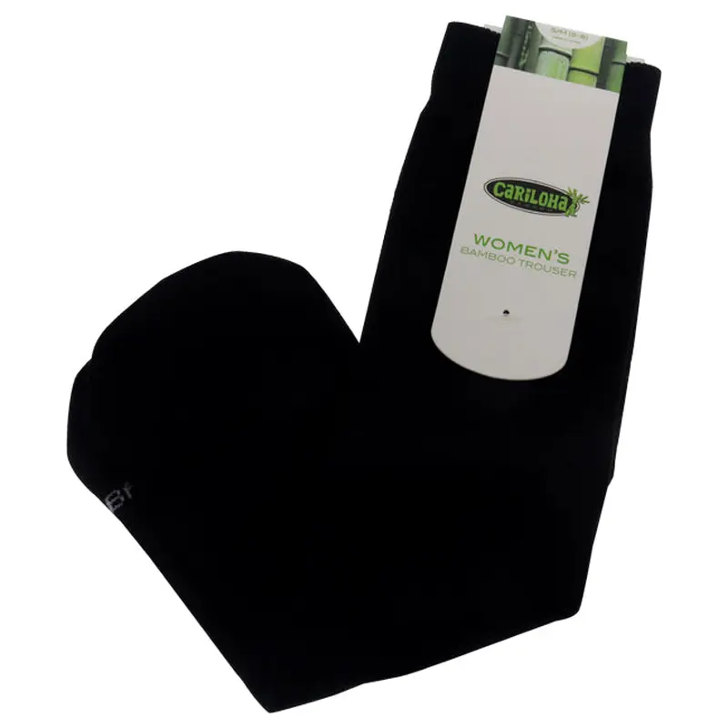 Cariloha Bamboo Trouser Socks - Black by Cariloha for Women - 1 Pair Socks (S/M)