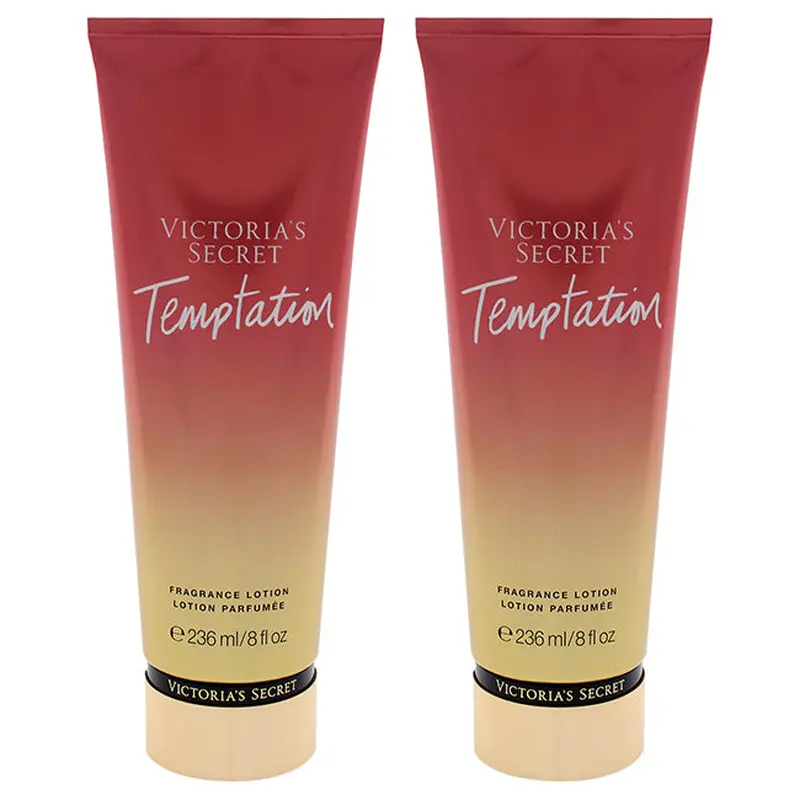 Victorias Secret Temptation Fragrance Lotion by Victorias Secret for Women - 8 oz Body Lotion - Pack of 2