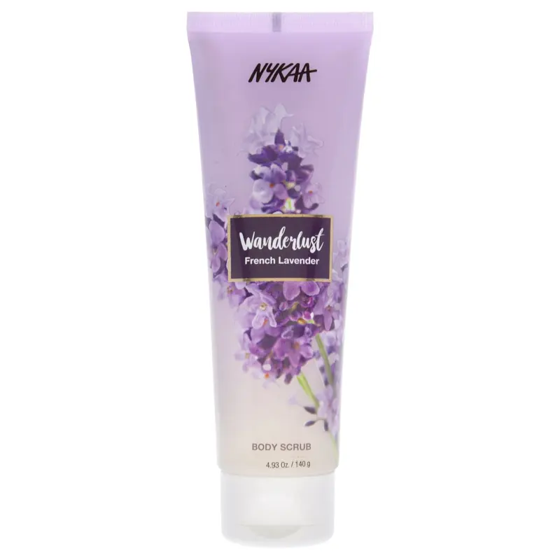 Nykaa Naturals Wanderlust Body Scrub - French Lavender by Nykaa Naturals for Women - 4.93 oz Scrub