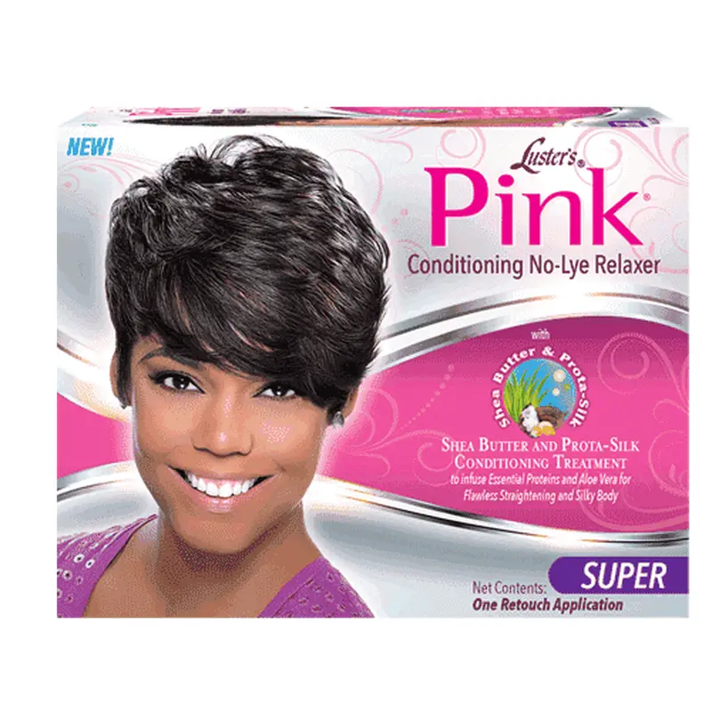 Pink No Lye Relaxer Kit -Super