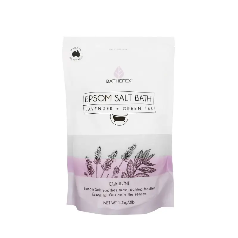 Bathefex Epsom Salts Bath 1.4 kg - Lavender + Green Tea