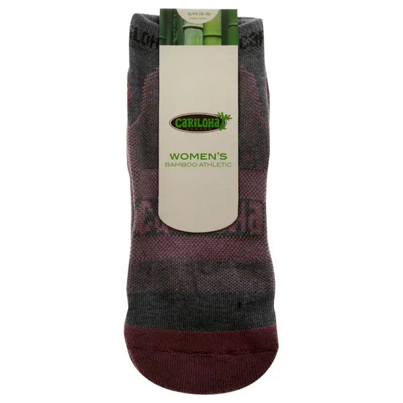 Cariloha Bamboo Athletic Socks - Rosewater by Cariloha for Women - 1 Pair Socks (S/M)