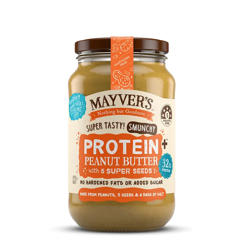 Mayvers Peanut Butter Protein Plus With 5 Seeds 375g