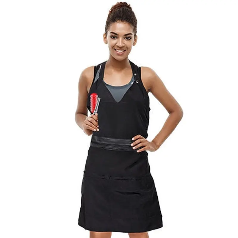 Liz Professional V-Line Apron - Black #99365