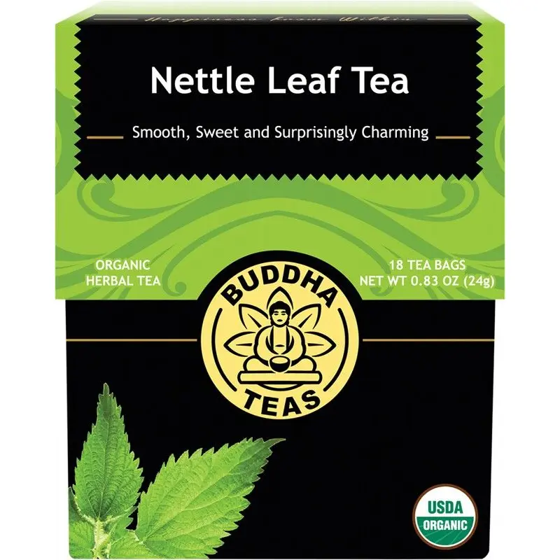 Buddha Teas Organic Herbal Tea Bags Nettle Leaf Tea 18s