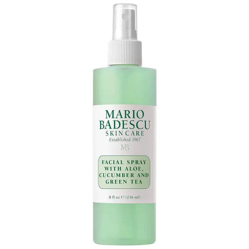 Facial Spray With Aloe, Cucumber and Green Tea 6 oz Green