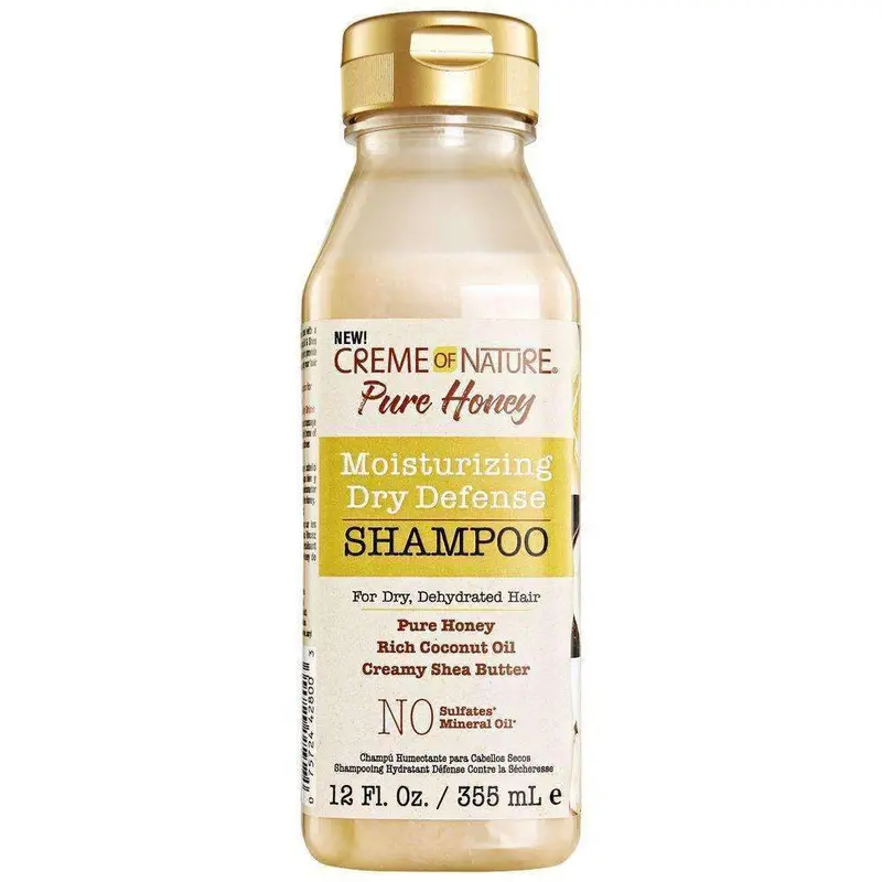 Creme Of Nature Pure Honey Moisturizing Dry Defense Shampoo