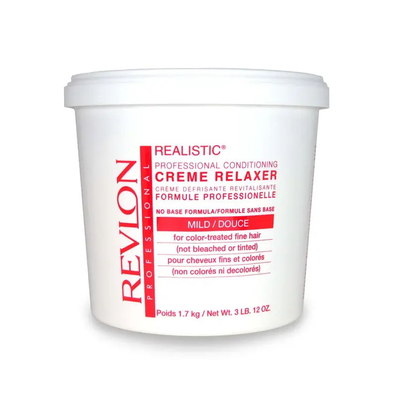 Revlon Realistic No Base Conditioning Crme Relaxer Tub - Mild