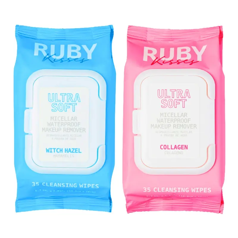 Ruby Kisses Micellar Waterproof Makeup Removing Wipes  Choose Formula