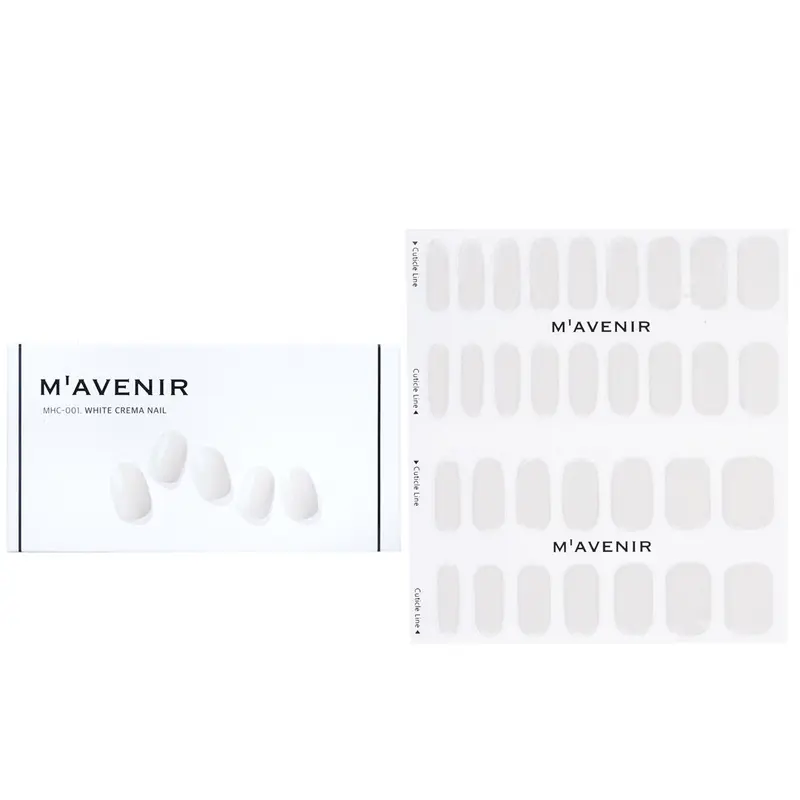 Mavenir Nail Sticker - # White Crema Nail  32pcs