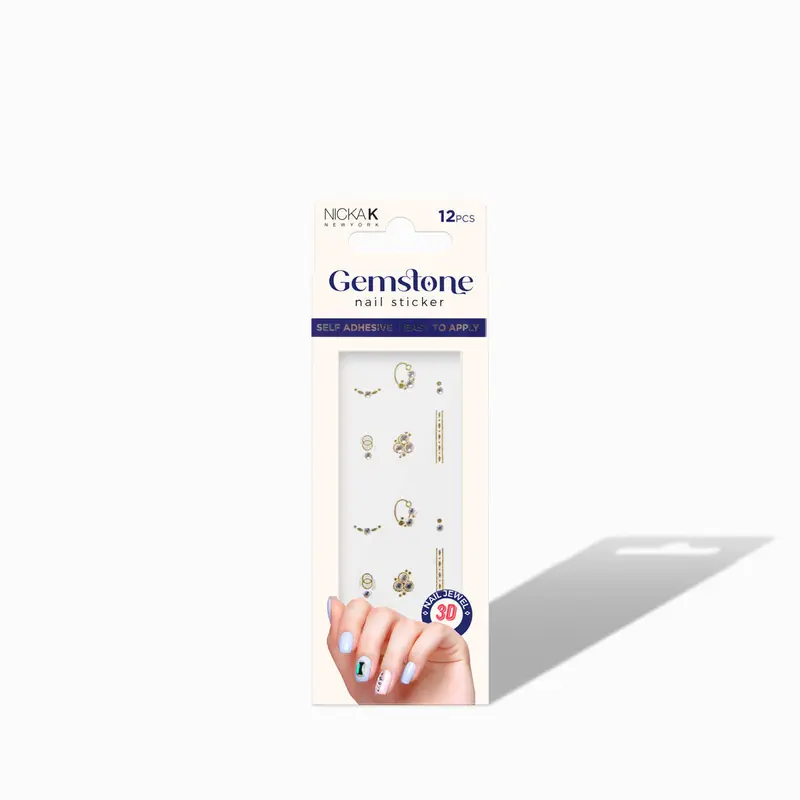 Nicka K Gemstone Nail Stickers - NSGM08
