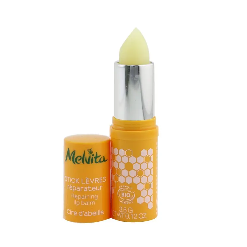 Melvita Cire DAbeille Bee Wax Repairing Lip Balm  3.5g/0.12oz