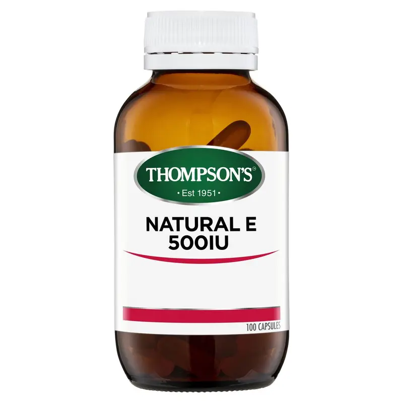 Thompson's Natural E 500Iu 100 Capsules