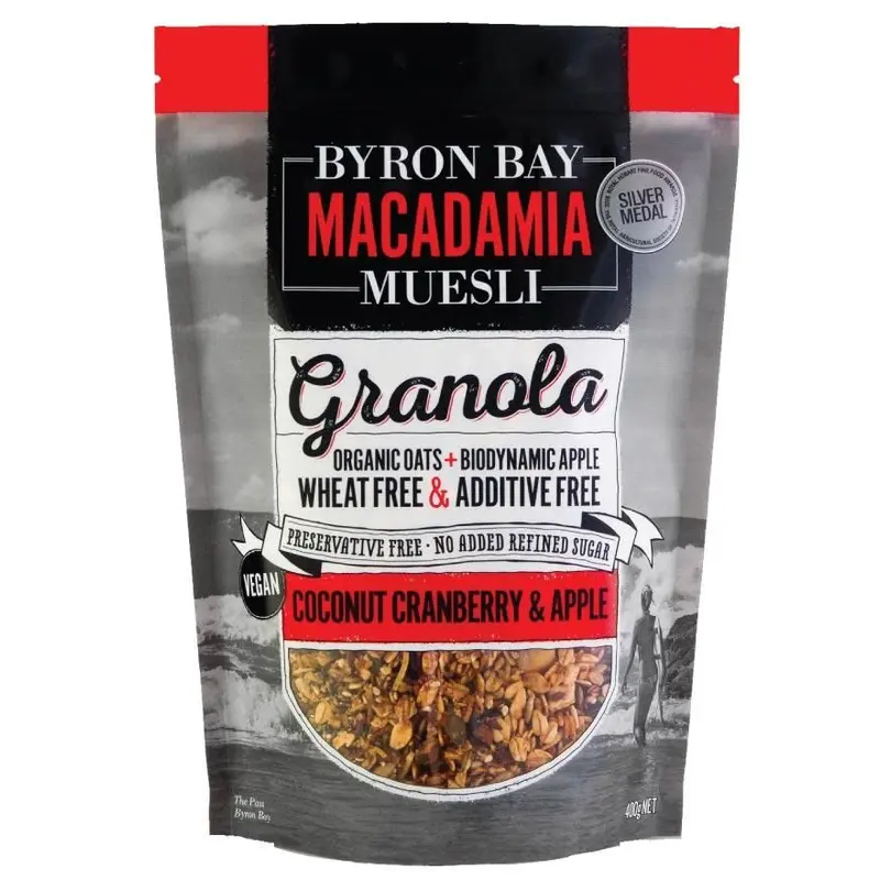 Byron Bay Muesli Coconut Cranberry & Apple Granola 400g