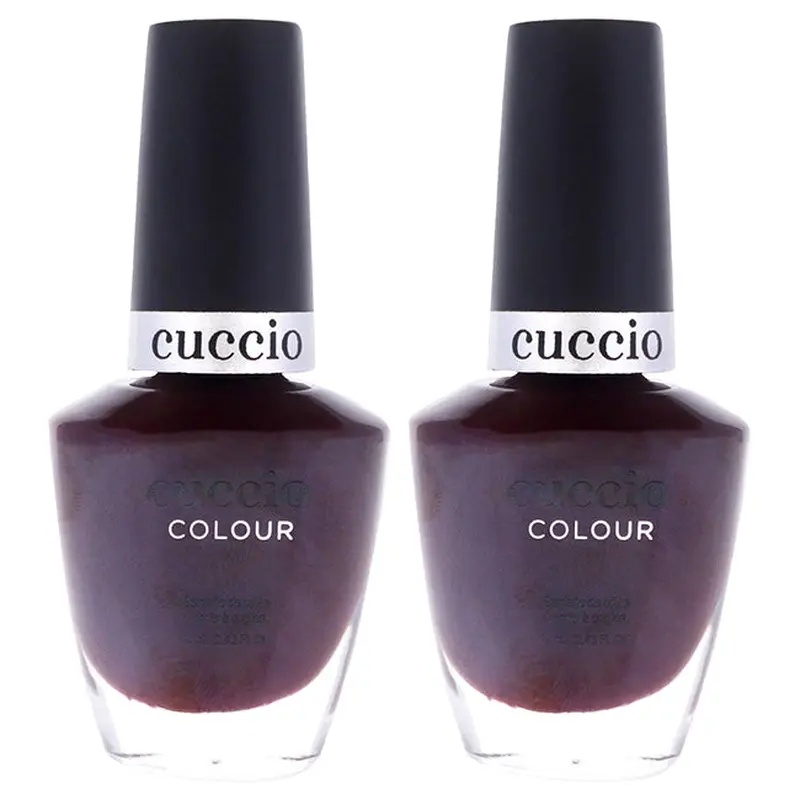 Cuccio Colour Nail Polish - Positively Positano by Cuccio for Women - 0.43 oz Nail Polish - Pack of 2