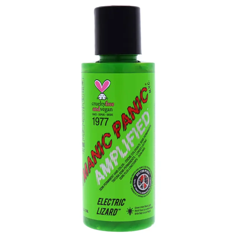 Manic Panic Amplified Hair Color - Electric Lizard by Manic Panic for Unisex - 4 oz Hair Color