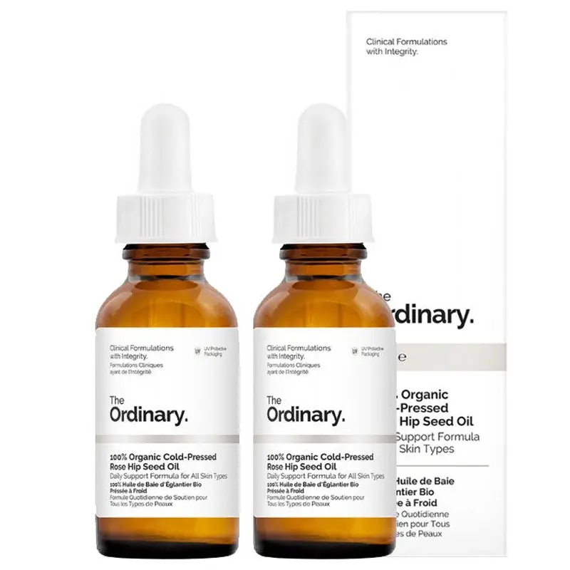 The Ordinary 100% Organic Cold-Pressed Rose Hip Seed Oil [Double Pack] 2 x 30ml