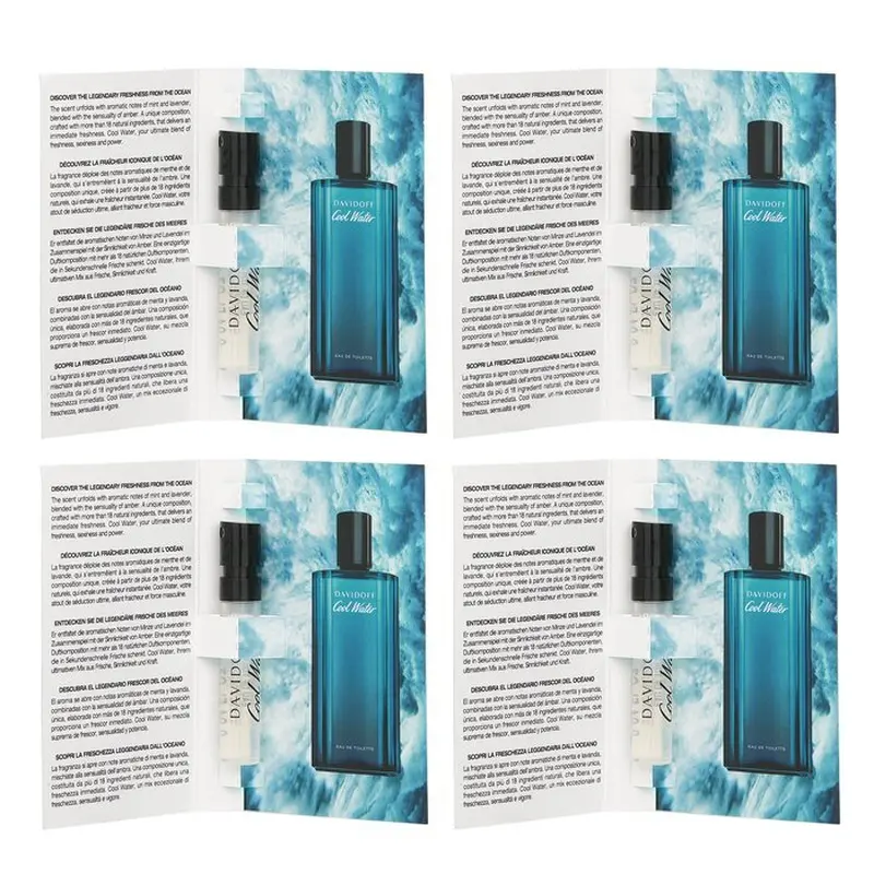 Davidoff Super Saver PackCool Water Edt Spray (Miniature) 1.2ml/0.04oz x4