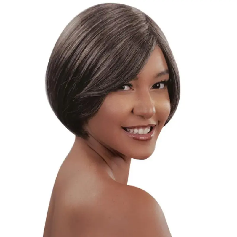 Prime Collection 100% Human Hair Straight Bob Wig- Short Cut