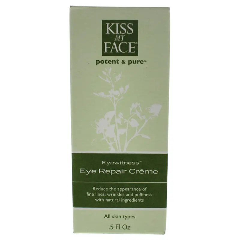 Kiss My Face Eyewitness Eye Repair Cream by Kiss My Face for Unisex - 0.5 oz Cream