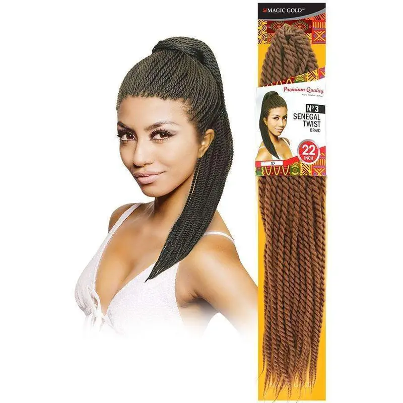 Magic Gold Senegal Twist Braid #3 22"