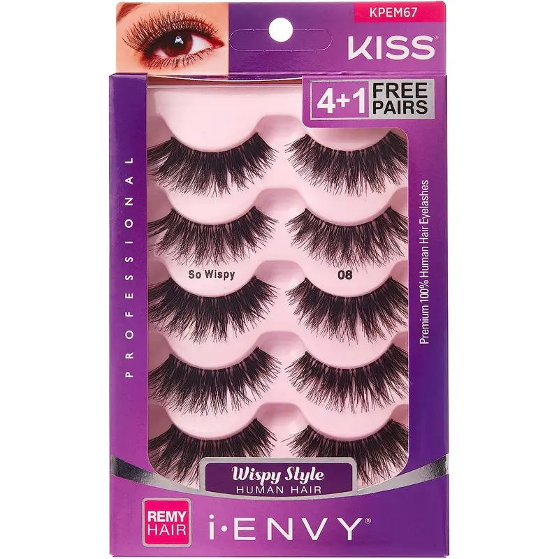 Kiss i-Envy So Wispy Strip Lashes Multi Pack