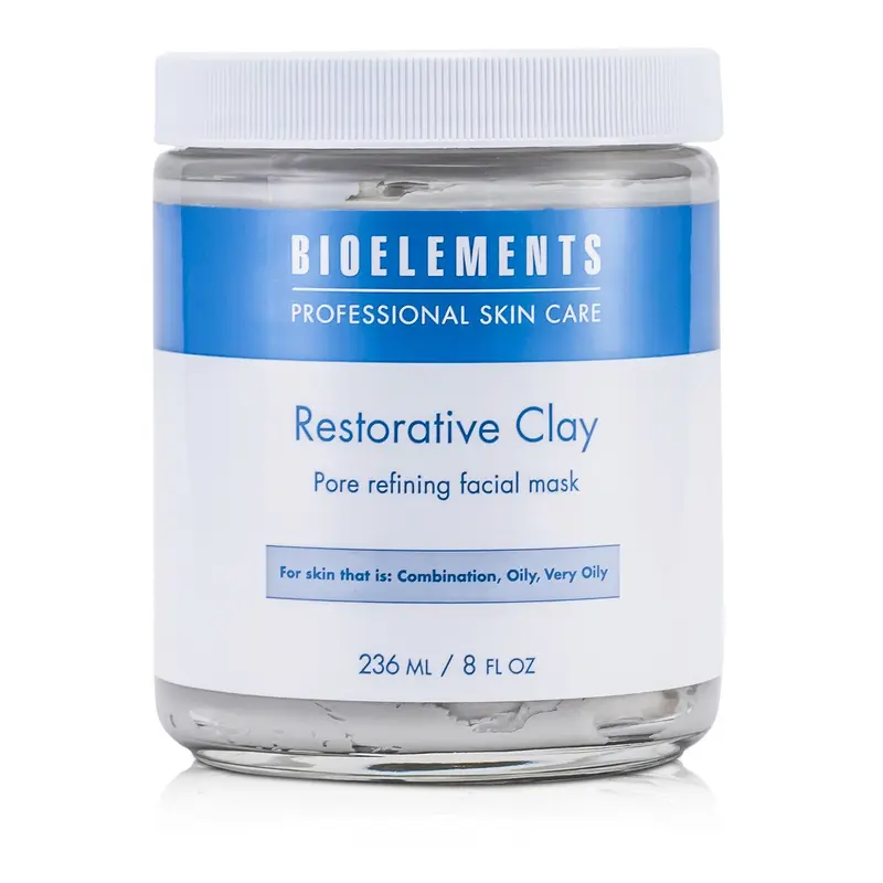 Bioelements Restorative Clay Pore Refining Treatment Mask (Salon Size, For Combination / Oily Skin)  236ml/8oz