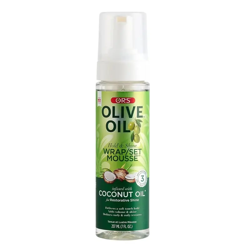 ORS Olive Oil Hold & Shine Wrap/Set Mousse - 7 oz
