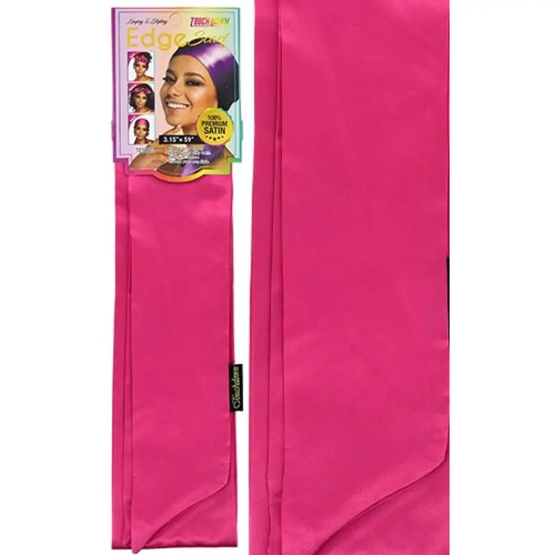 Touch Down Edge Scarf - Plain Hot Pink - Dollar Deals