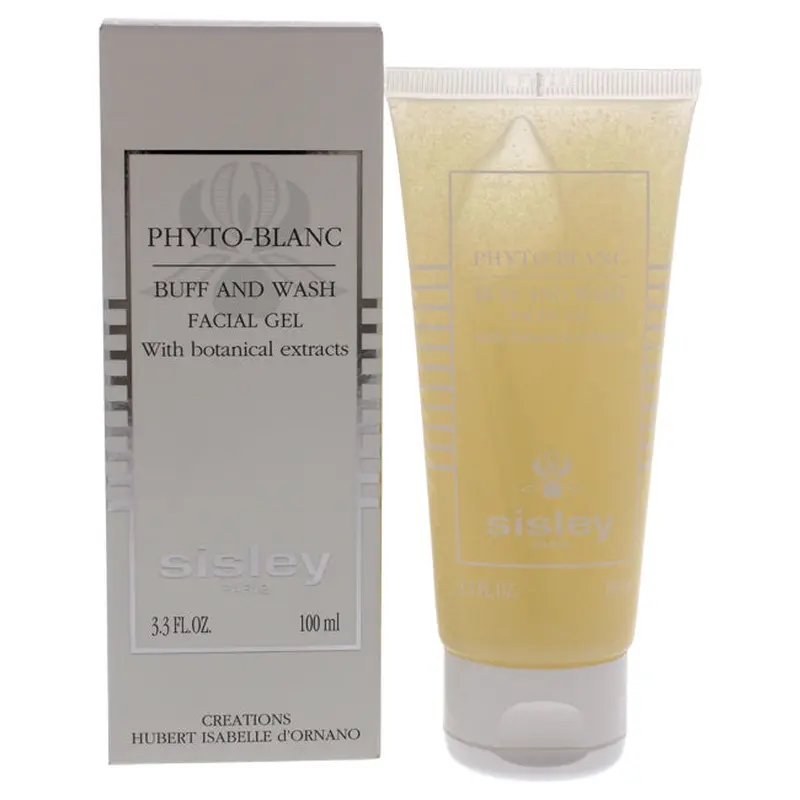 Sisley Phyto- Blanc Buff and Wash Facial Gel by Sisley for Unisex - 3.3 oz Gel