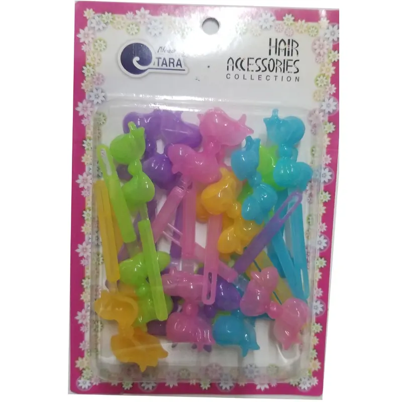 Tara Hair Barrettes - Ribbons Pastel Mix #ZQ8527