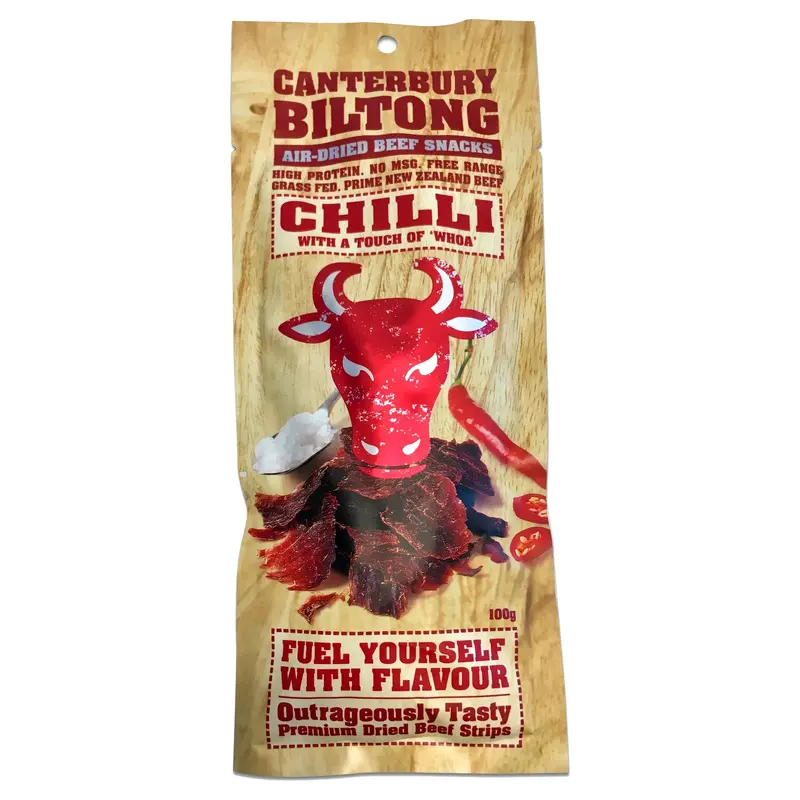 Canterbury Biltong Chilli Beef Biltong 100g