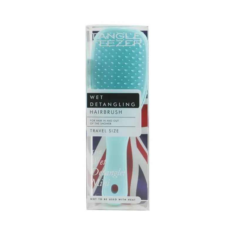 Tangle Teezer The Wet Detangling Mini Hair Brush - # Sea Green (Travel Size)  1pc