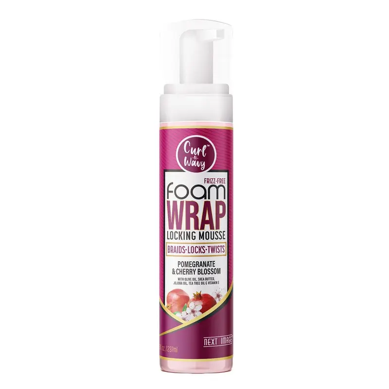 Next Image Foam Wrap Locking Mousse - Pomegranate & Cherry Blossom