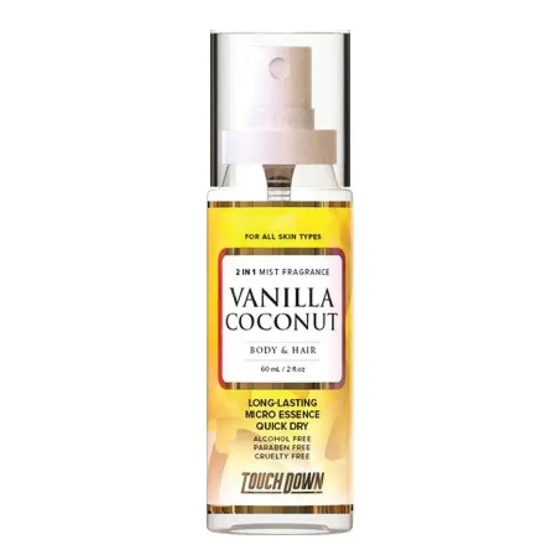 Touch Down 2-in-1 Body & Hair Mist Fragrance - Vanilla Coconut