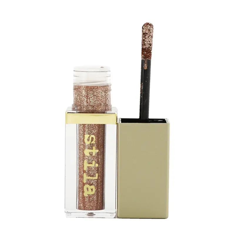 Stila Magnificent Metals Glitter & Glow Liquid Eye Shadow - # Bronzed Bell (Bronze With Silver And Copper Sparkle)  4.5ml/0.153oz