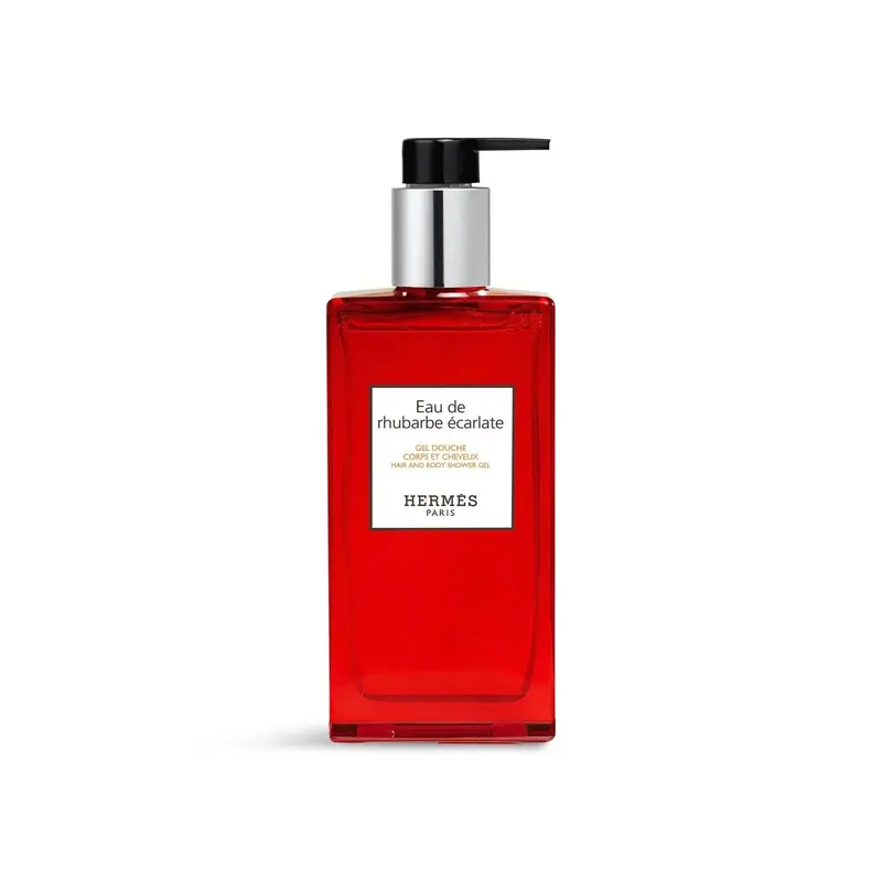 Herms Eau De Rhubarbe carlate Hair And Body Shower Gel 200ml