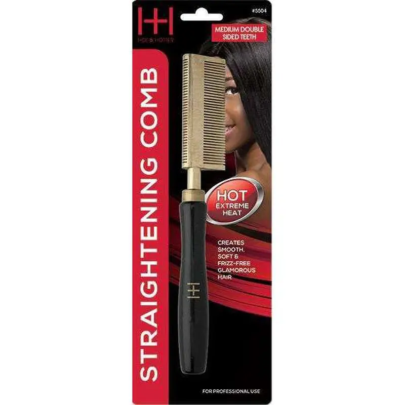 Annie #5504 Straight Comb Med Teeth Double Side