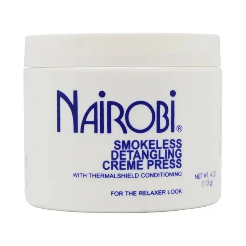 Nairobi Smokeless Detangling Creme Press Thermal Shield Conditioning - 4 oz