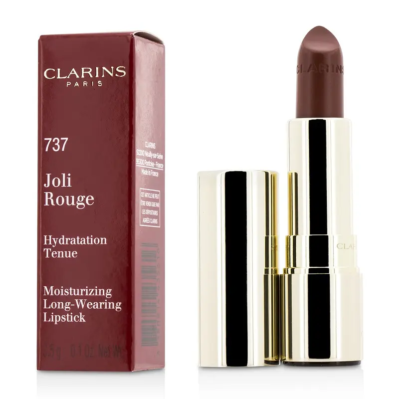 Clarins Joli Rouge (Long Wearing Moisturizing Lipstick) - # 737 Spicy Cinnamon  3.5g/0.1oz