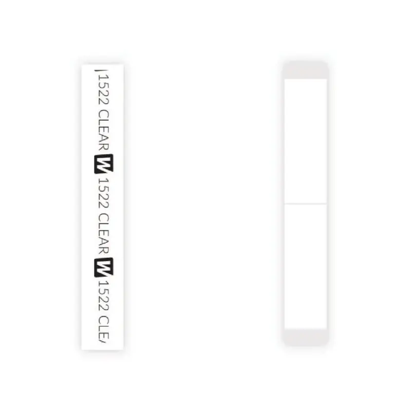 Clear Tape Straight Strips 1/2" x 3" #1522 Walker Tape