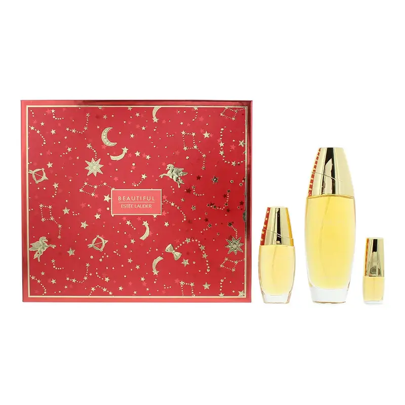 Este Lauder Beautiful 3 Piece Gift Set: Eau De Parfum 100ml - Eau De Parfum 30ml - Eau De Parfum 4.7ml