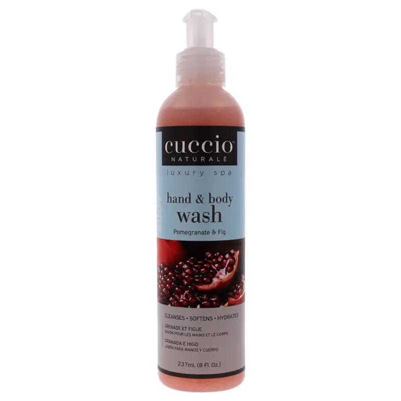 Cuccio Hand and Body Wash - Pomegranate and Fig by Cuccio for Women - 8 oz Body Wash