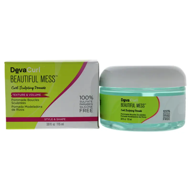 DevaCurl Beautiful Mess Curl Sculpting Pomade by DevaCurl for Women - 4.2 oz Pomade