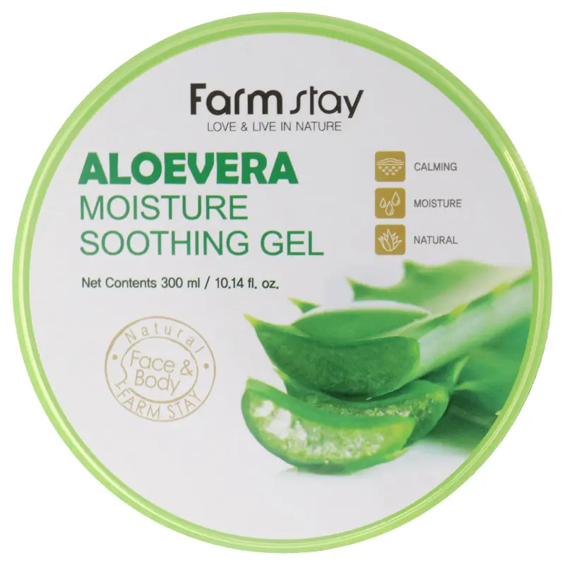 FarmStay Aloevera Moisture Smoothing Gel by FarmStay for Women - 10.14 oz Gel