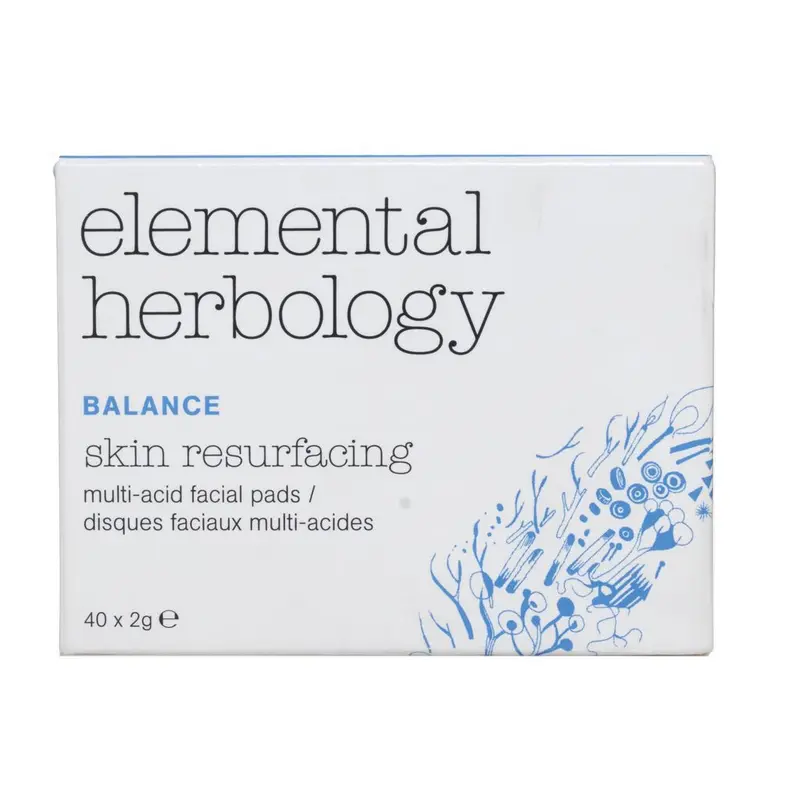 Elemental Herbology Skin Resurfacing Multi-Acid Facial Pads 40X2g