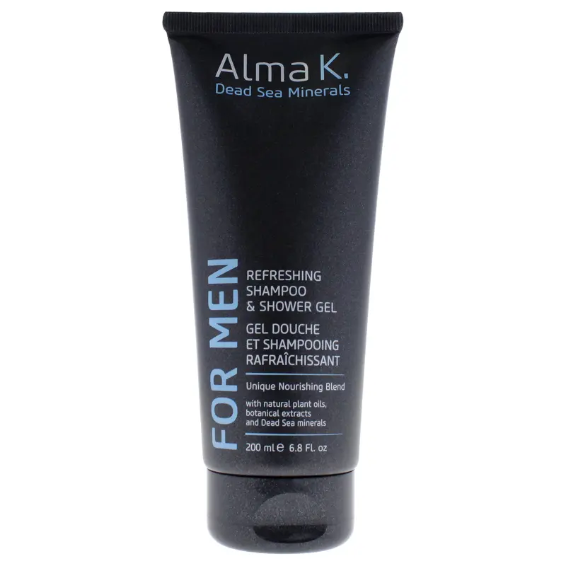 Alma K Refreshing Shampoo and Shower Gel by Alma K for Men - 6.8 oz Shampoo